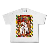 Lunar Rock Christmas goat family Urban Heavy Tee - Artiststas