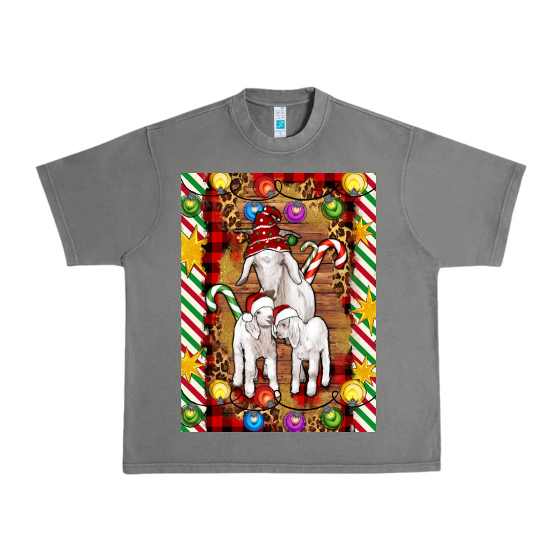 Christmas Goat Family Urban Heavy Tee by Artiststas | Teevron