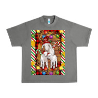 Tornado Christmas goat family Urban Heavy Tee - Artiststas