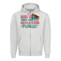 Dove Grey just a good mom with a hood playlist Zipper Hoodie - MaliasSmallBusiness