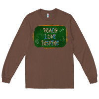 Chestnut teach love inspire chalkboard Long Sleeve Tee - AdoDesignShop