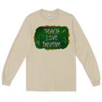 Mushroom teach love inspire chalkboard Long Sleeve Tee - AdoDesignShop