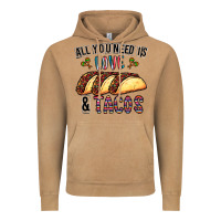 Vintage Camel All You Need Is Love And Tacos Vintage Hoodie - CowhideDigitalArt