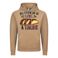 Vintage Coffee All You Need Is Love And Tacos Vintage Hoodie - CowhideDigitalArt