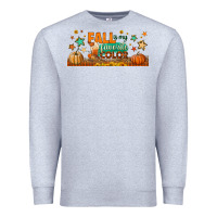 Heather Grey fall is my favorite color libbey glass Premium Sweatshirt - BundleAndBundleShop