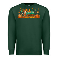 Sports Green fall is my favorite color libbey glass Premium Sweatshirt - BundleAndBundleShop