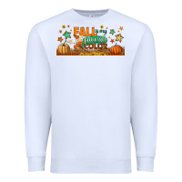 White fall is my favorite color libbey glass Premium Sweatshirt - BundleAndBundleShop