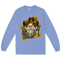 Colony Blue cowboy gnome sunflower rope Long Sleeve Tee - BarkalooDesign
