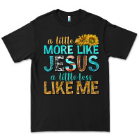 Black a little more like jesus a little less like me Premium Tee - texasbilliewilder