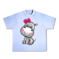 Grape Ice cute hippopotamus Urban Heavy Tee - AdoDesignShop