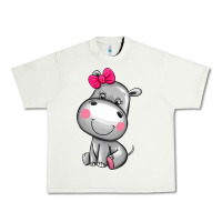 Pistachio cute hippopotamus Urban Heavy Tee - AdoDesignShop
