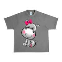 Tornado cute hippopotamus Urban Heavy Tee - AdoDesignShop