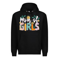 Black mom of girls Premium Hoodie - JahusDesignShop