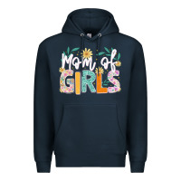 Navy mom of girls Premium Hoodie - JahusDesignShop