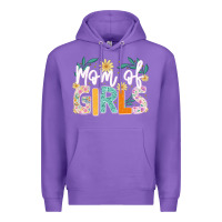 Purple mom of girls Premium Hoodie - JahusDesignShop
