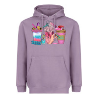 Lavender Nail Coffee Cups With Rings Bbs Heavyweight Hoodie - BundleAndBundleShop