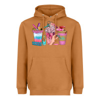 Nail Coffee Cups With Rings Bbs Heavyweight Hoodie | Teevron