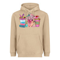 Mushroom Nail Coffee Cups With Rings Bbs Heavyweight Hoodie - BundleAndBundleShop