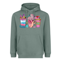 Sage Nail Coffee Cups With Rings Bbs Heavyweight Hoodie - BundleAndBundleShop