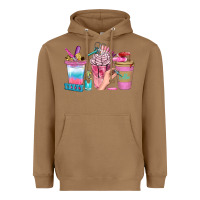 Toasted Coconut Nail Coffee Cups With Rings Bbs Heavyweight Hoodie - BundleAndBundleShop