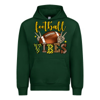 Forest Green Football vibes yellow and green team color Urban Hoodie - HowdyJamesFarm
