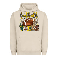 Pigment French Oak Football vibes yellow and green team color Urban Hoodie - HowdyJamesFarm