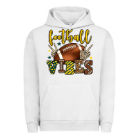 Pigment Lunar Rock Football vibes yellow and green team color Urban Hoodie - HowdyJamesFarm