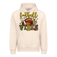 Sandshell Football vibes yellow and green team color Urban Hoodie - HowdyJamesFarm