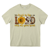 Mossy Trust in the lord with all your heart Heavy Core Tee - texasbilliewilder