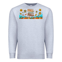 Heather Grey fall sweet fall libbey glass Premium Sweatshirt - BundleAndBundleShop