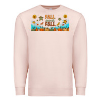 Pale Pink fall sweet fall libbey glass Premium Sweatshirt - BundleAndBundleShop