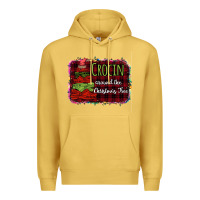 Antique Gold Crocin around the christmas tree Premium Hoodie - Bettercallsaul