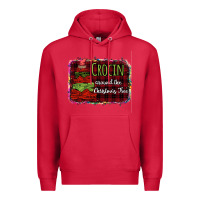 Cardinal Crocin around the christmas tree Premium Hoodie - Bettercallsaul