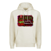 Oatmeal Heather Crocin around the christmas tree Premium Hoodie - Bettercallsaul