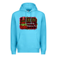 Ocean Blue Crocin around the christmas tree Premium Hoodie - Bettercallsaul