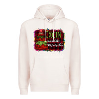 Pale Pink Crocin around the christmas tree Premium Hoodie - Bettercallsaul