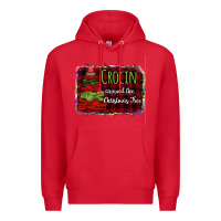Red Crocin around the christmas tree Premium Hoodie - Bettercallsaul