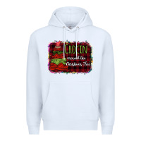 White Crocin around the christmas tree Premium Hoodie - Bettercallsaul