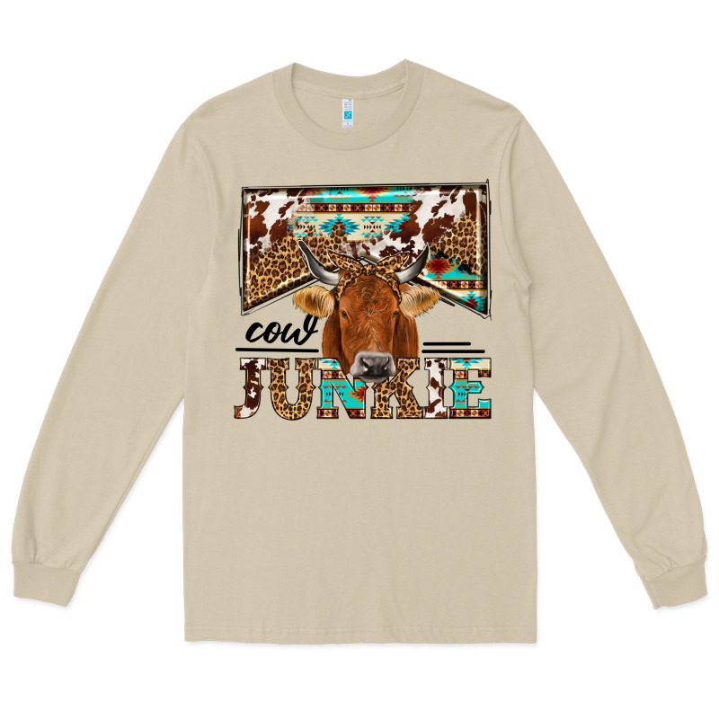 Cow Junkie Long Sleeve Tee by NancyCooperArtShop | Teevron