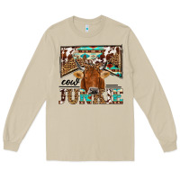 Mushroom cow junkie Long Sleeve Tee - NancyCooperArtShop