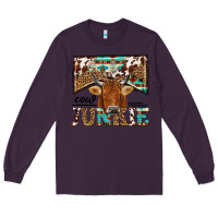 Plum cow junkie Long Sleeve Tee - NancyCooperArtShop