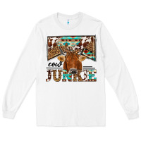 White cow junkie Long Sleeve Tee - NancyCooperArtShop