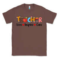 Chestnut teacher love inspıre care wıth  and pen Classic Tee - Artiststas