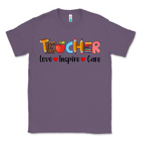 Lavender teacher love inspıre care wıth  and pen Classic Tee - Artiststas