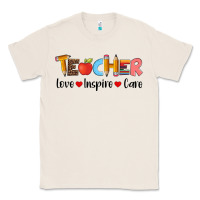 Natural teacher love inspıre care wıth  and pen Classic Tee - Artiststas