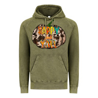 Vintage Olive happy fall yall Vintage Hoodie - RacoonDesign