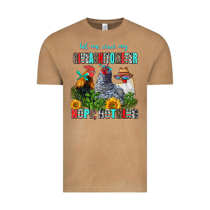 Let Me Check My Giveashitometer Nope Nothing Vintage Tee by AdoDesignShop | Teevron