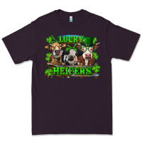 Plum St Patricks Day Lucky Heifers Premium Tee - RanaPortraitStore