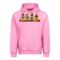 Fuchsia Pink wizards coffee cups Urban Hoodie - TumblerDesignByShophia