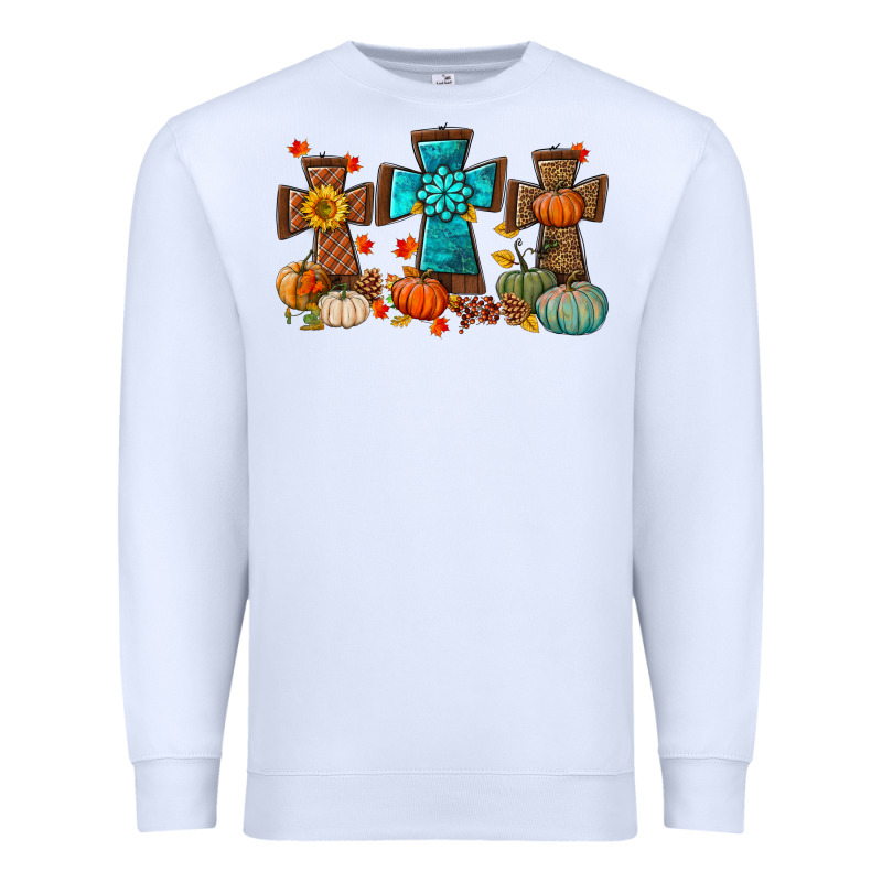 Fall Tree Cross Premium Sweatshirt by BundleAndBundleShop | Teevron